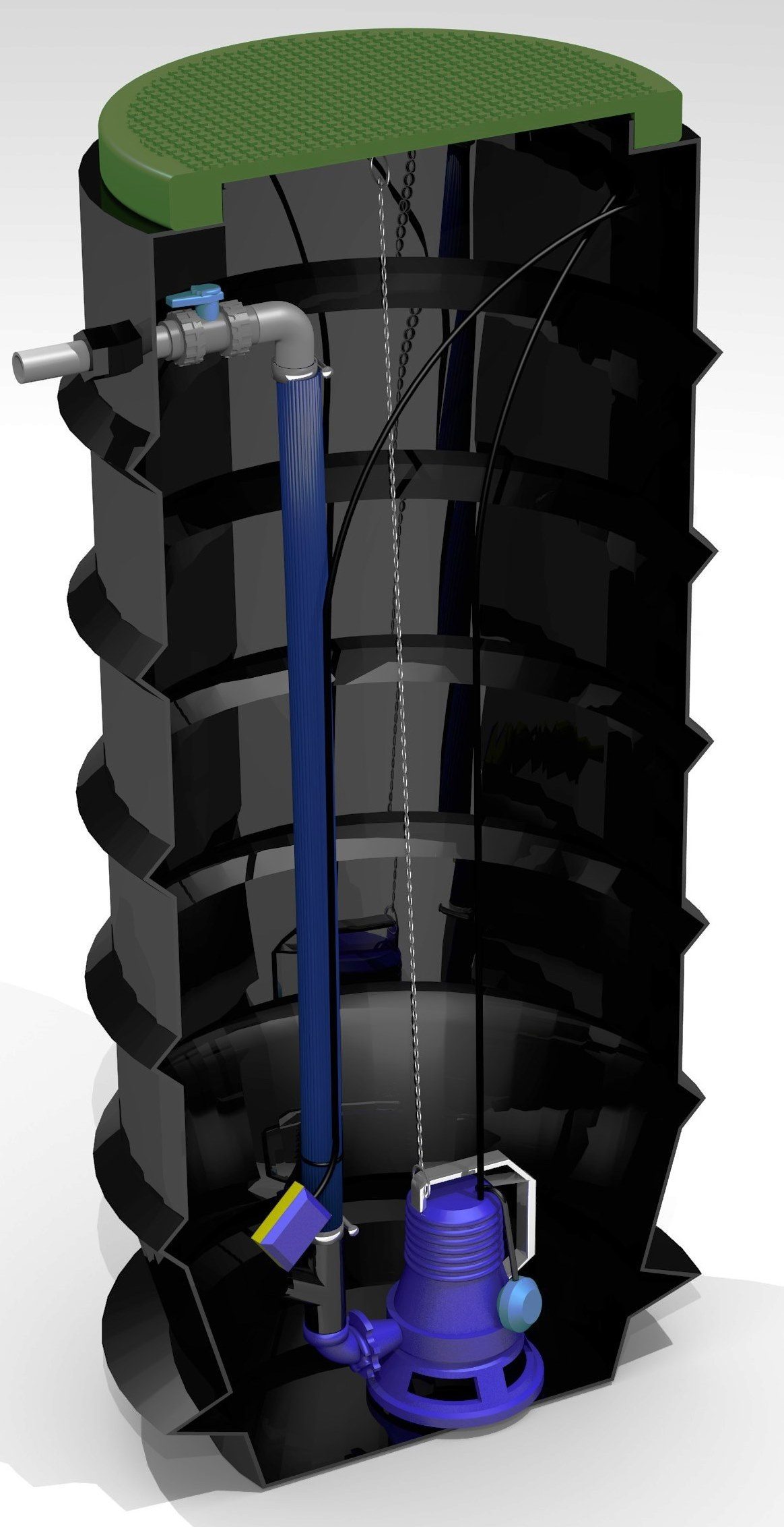 Zenit 900L Pump Chamber