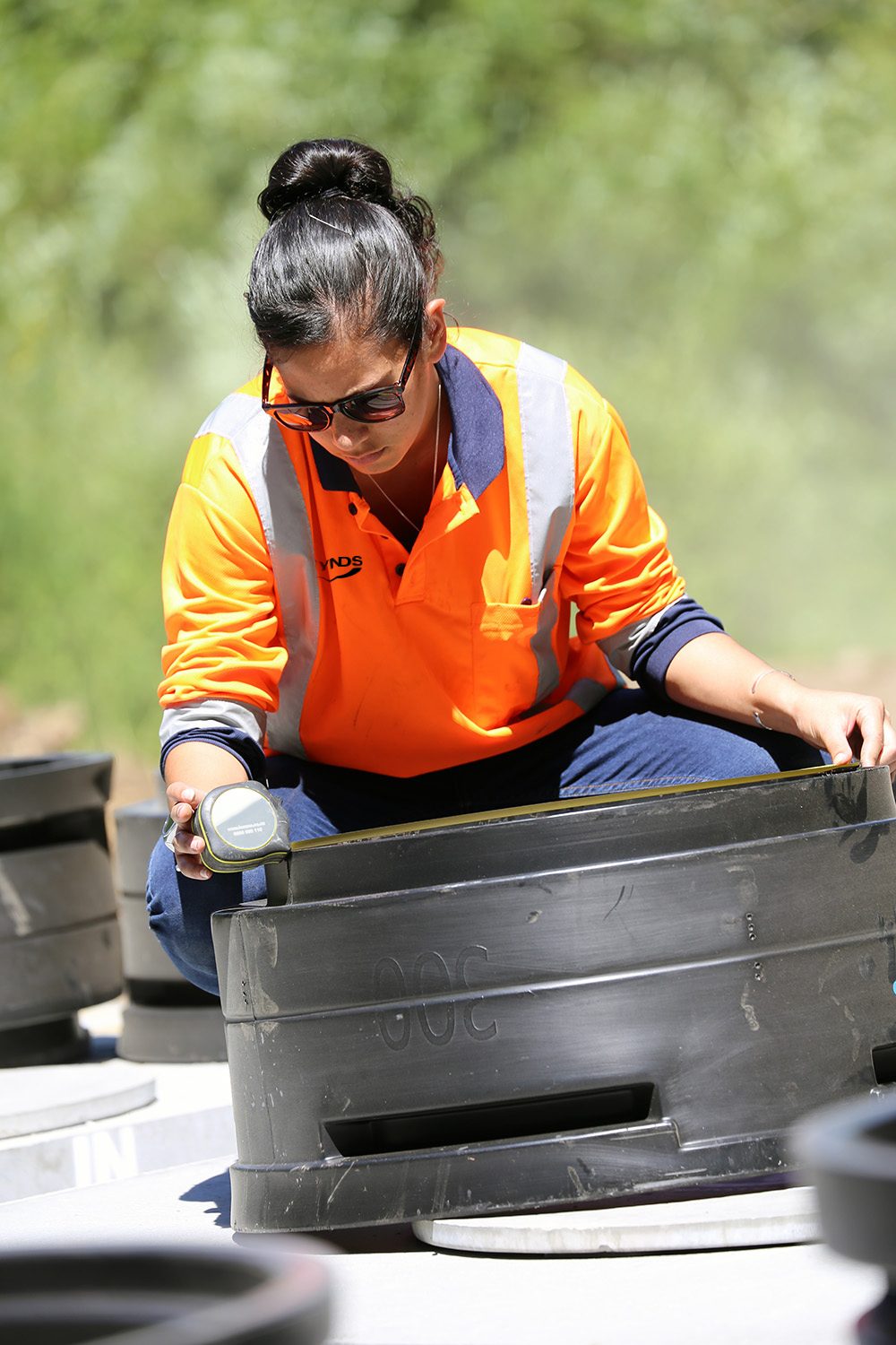 Wastewater team on-site installation and quality assurance